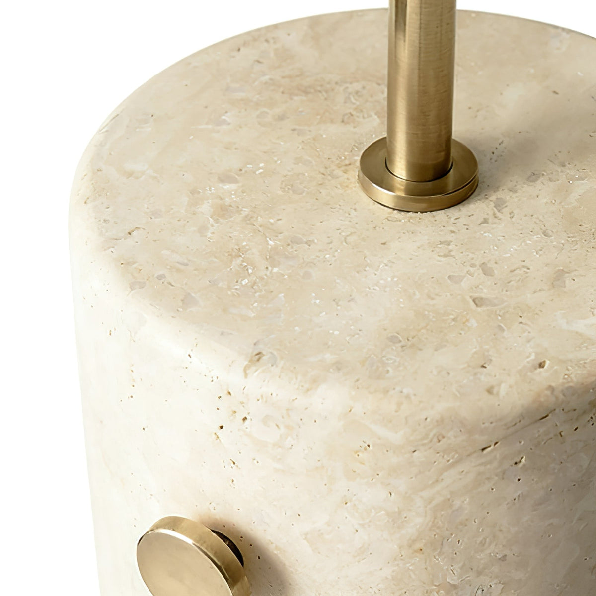 Chic Minimalist Round Marble Floor Light