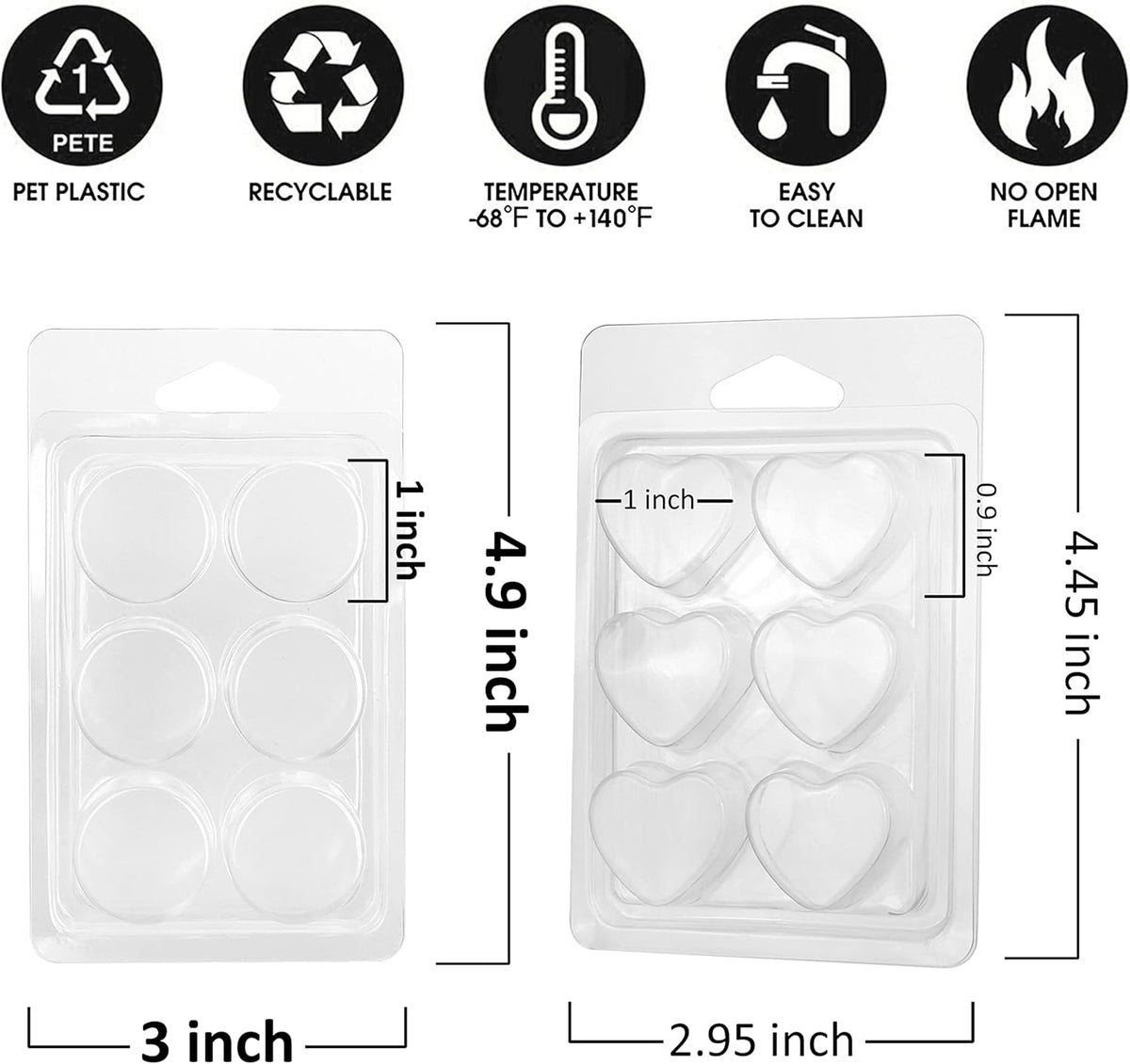 Clamshell Wax Melts – Romantic & Floral | Elegant Floral Blends