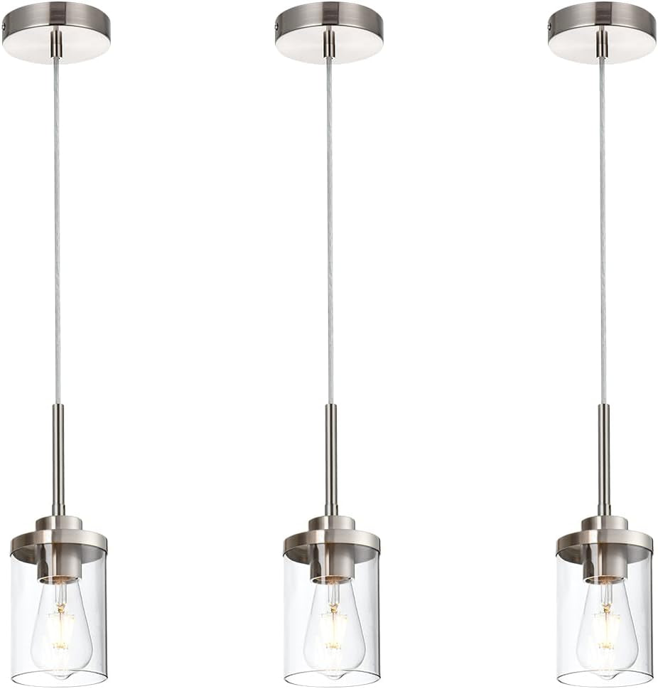 Farmhouse Glass Pendant Light
