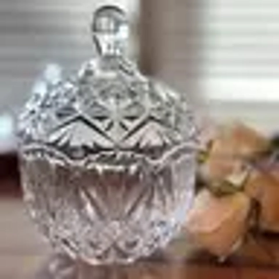 Crystal Glass Storage Jar