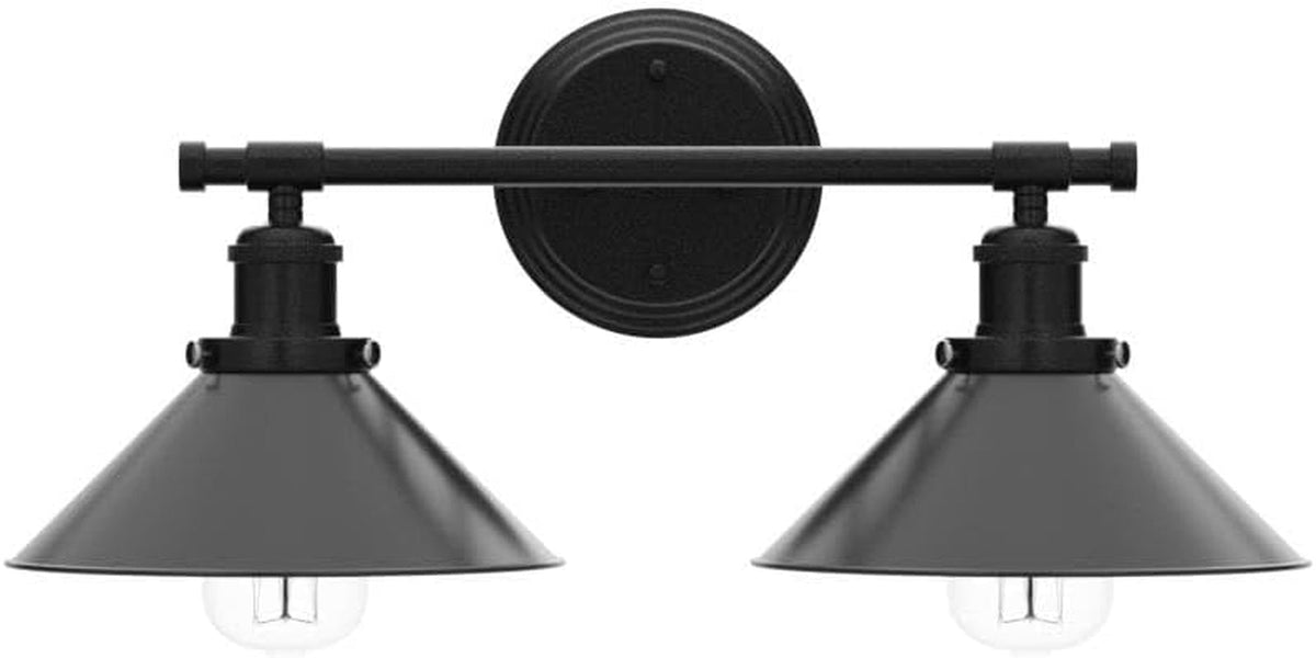 2-3 Matte Black Wall Sconce