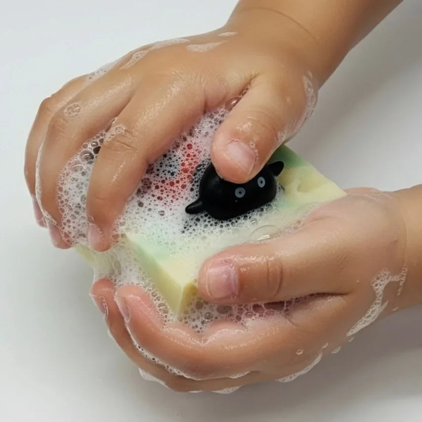 Ladybug Handmade Soap Bar for Kids – Vegan Cold Process Soap