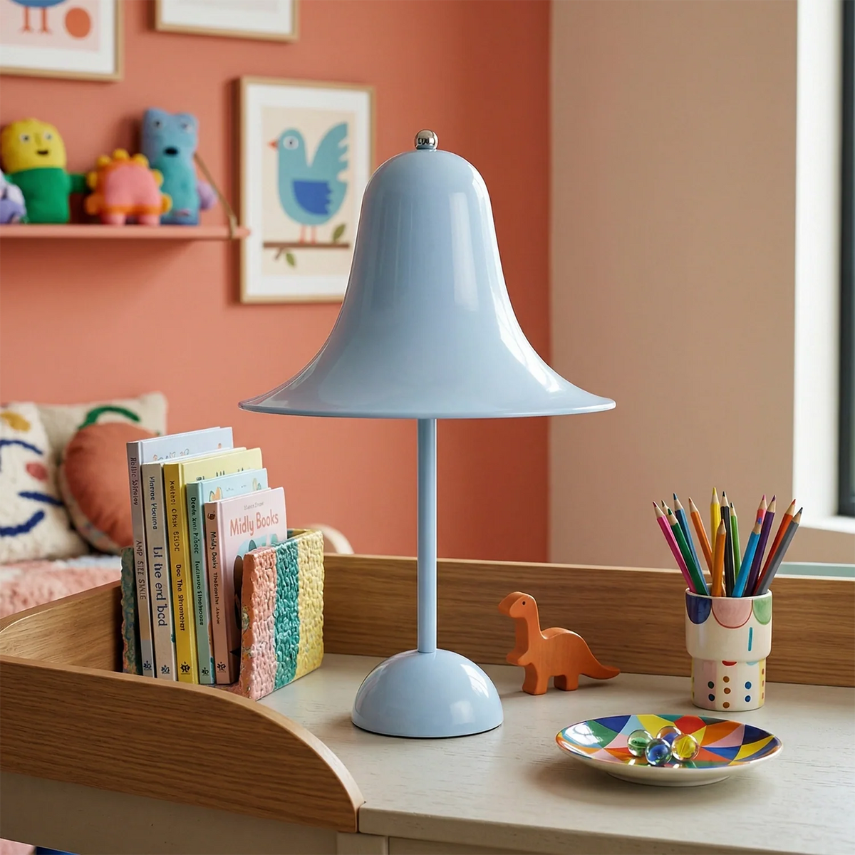 Danish "Bell" Portable Table Lamp