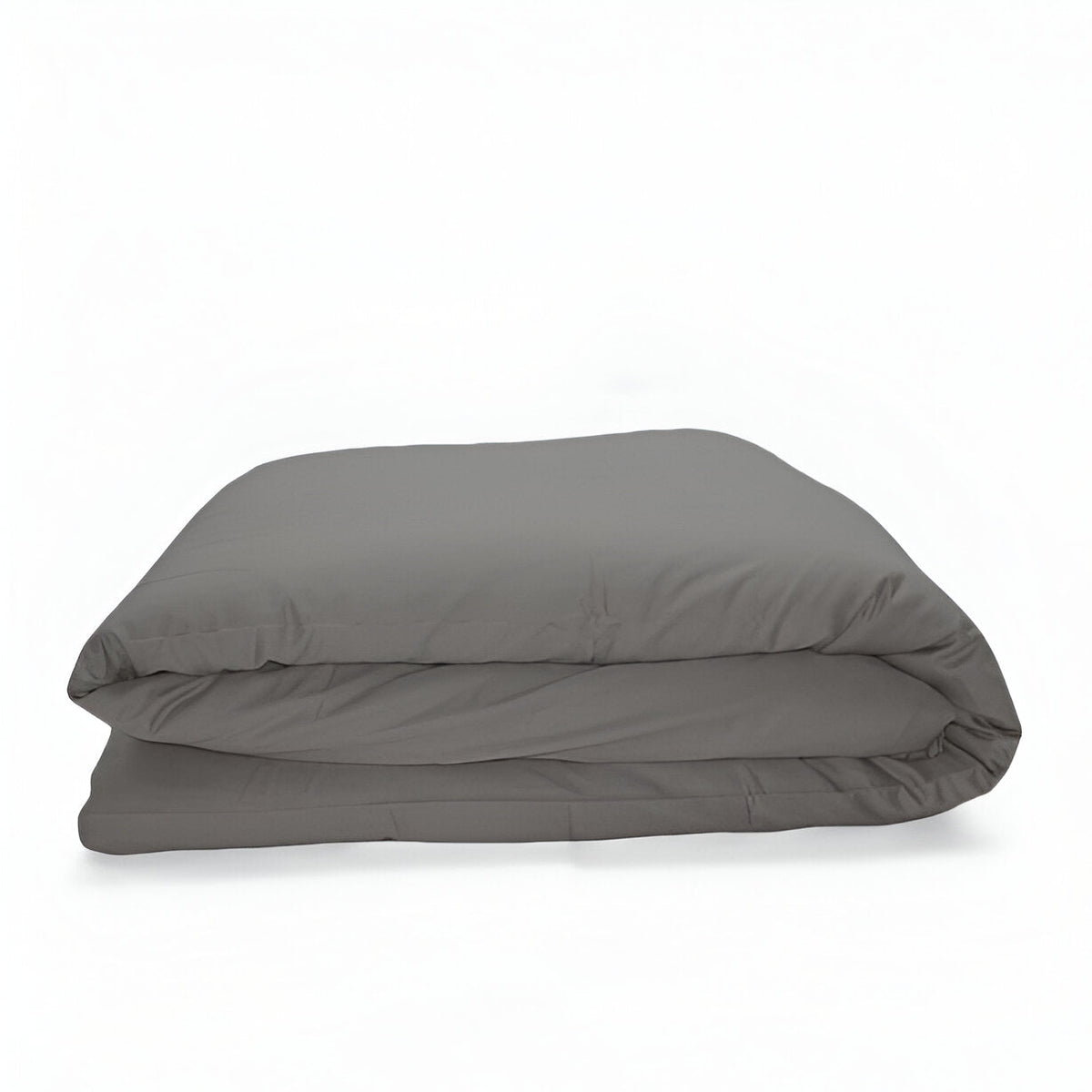 400TC Sateen Solid Cotton Round Duvet Cover Set