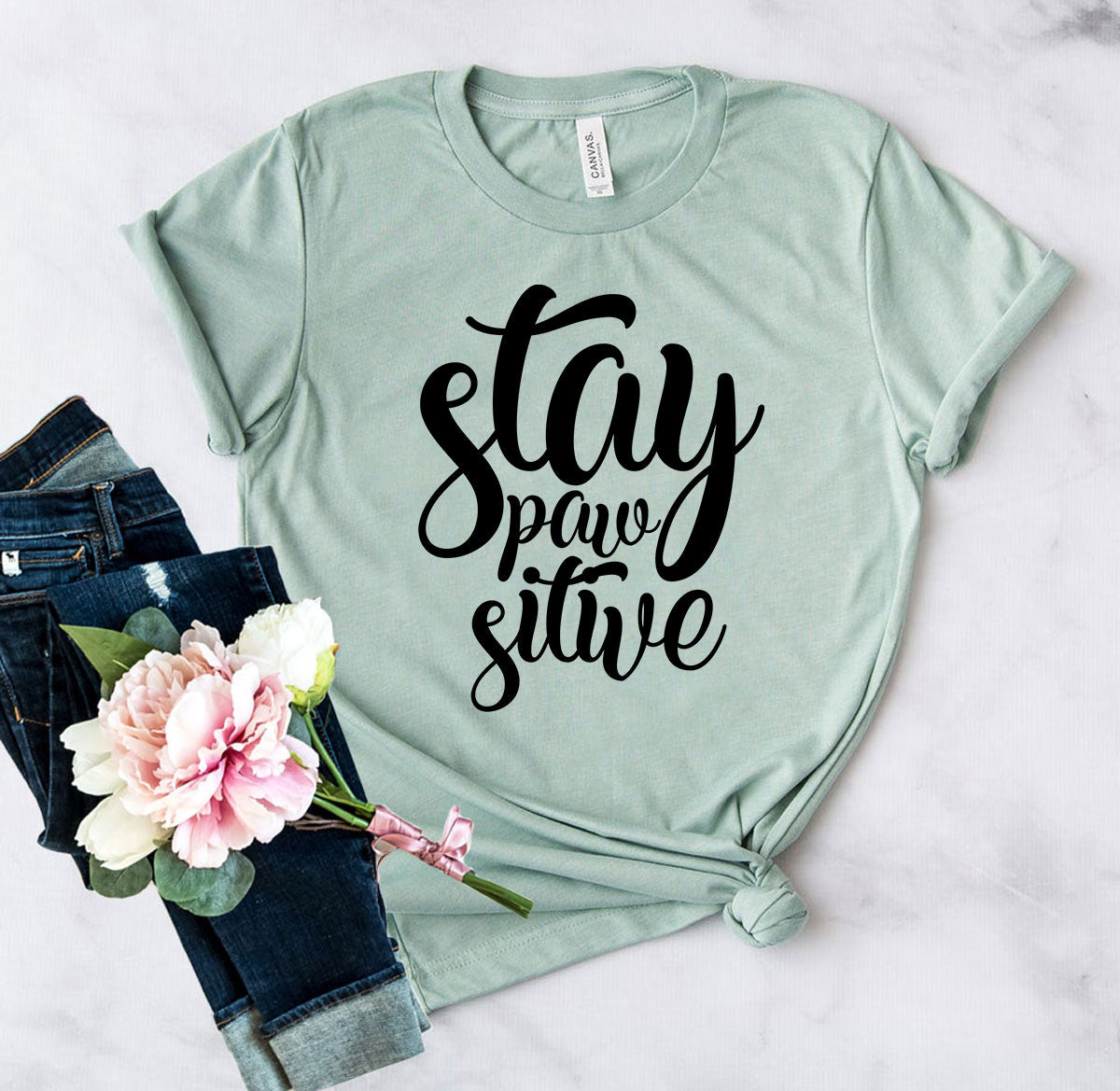 Stay Paw Sitive T-Shirt