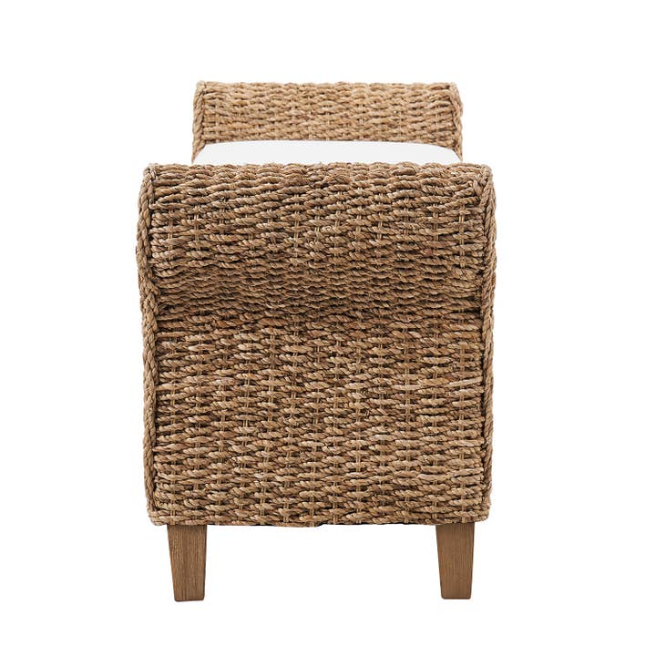 Arnaldo Rattan Storage Bench Karat Home 27.99 kg