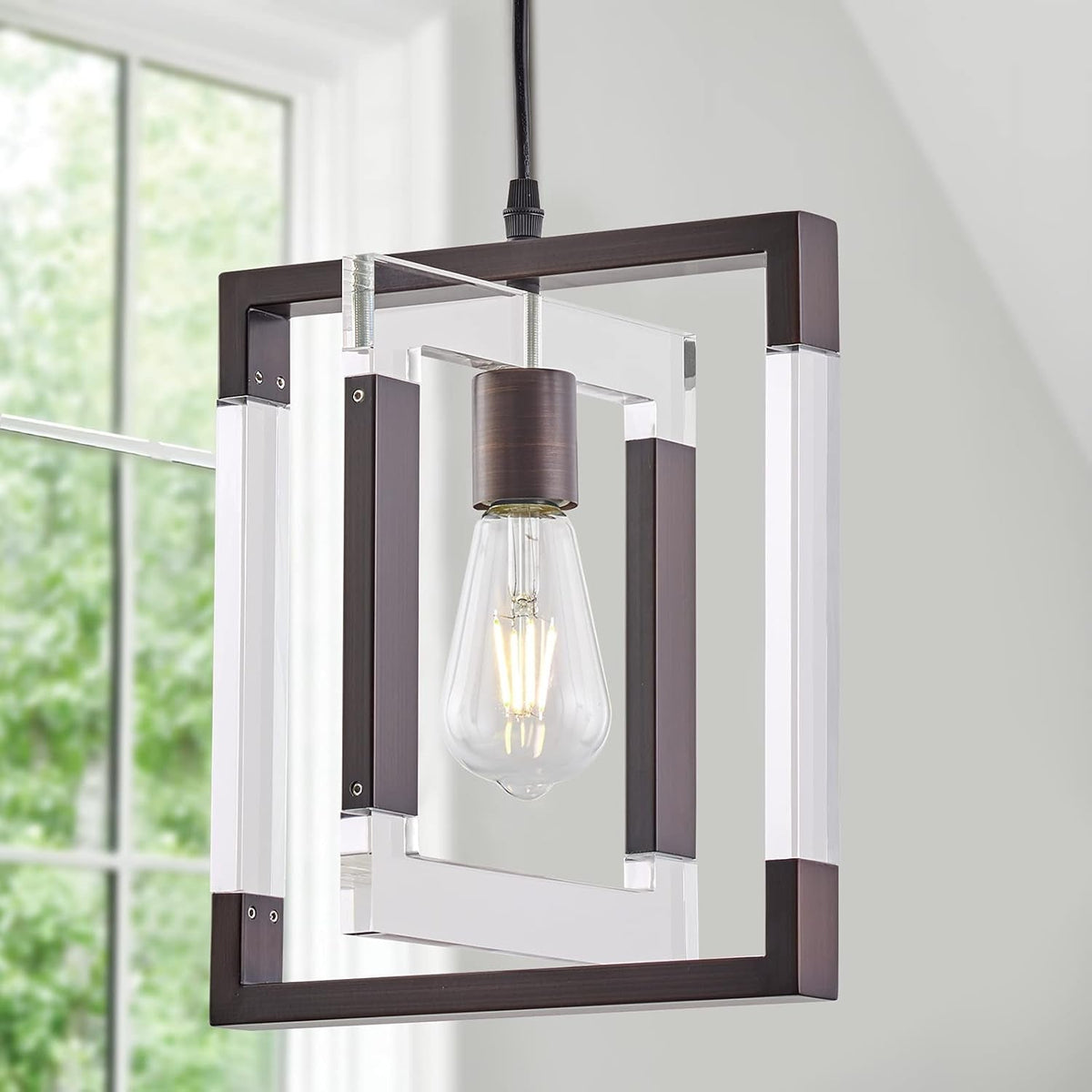 1-Light Lantern Pendant Chandelier