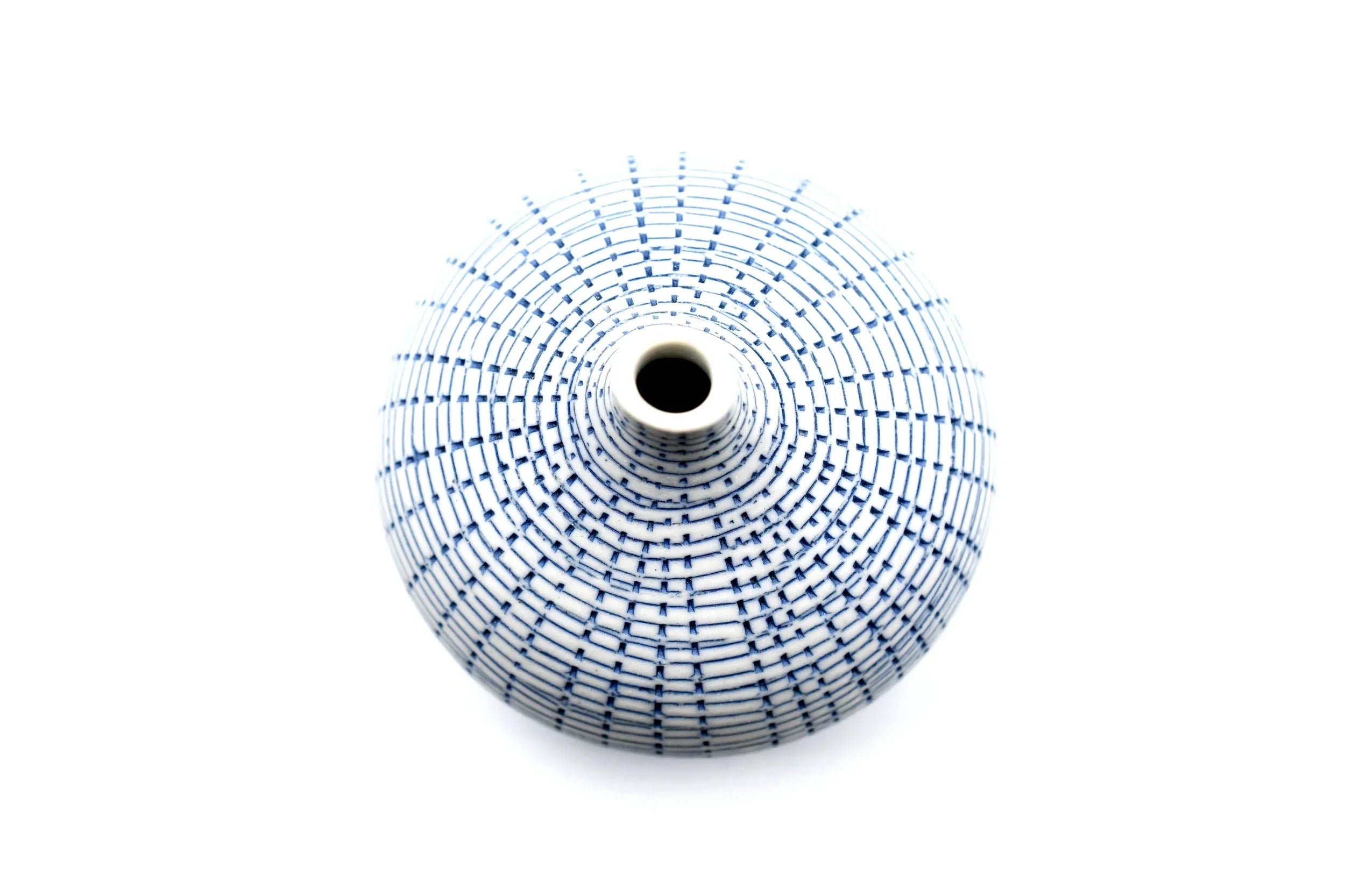 Coastal Reef Textured Porcelain Bud Vase
