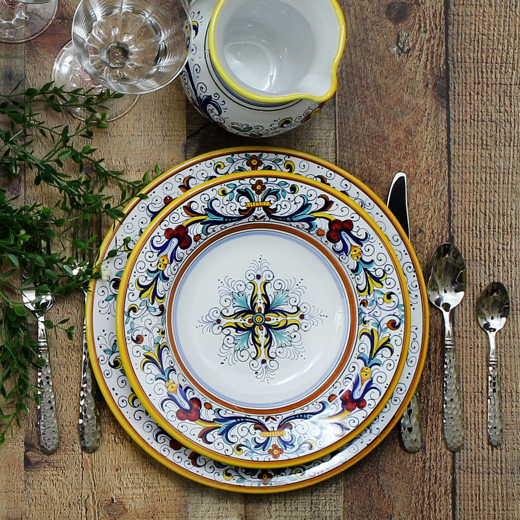 RICCO DERUTA DELUXE: Bread and Butter Plate White Center