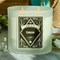 Cowgirl Frosted Oval Glass Soy Candle Scents Of Soy Candle Company 255.1 g
