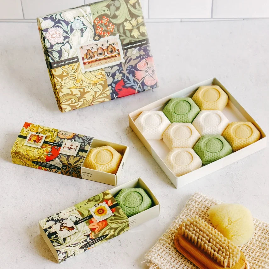 Honey Soap Assortment (1.4oz - 8 Bar Gift Box)