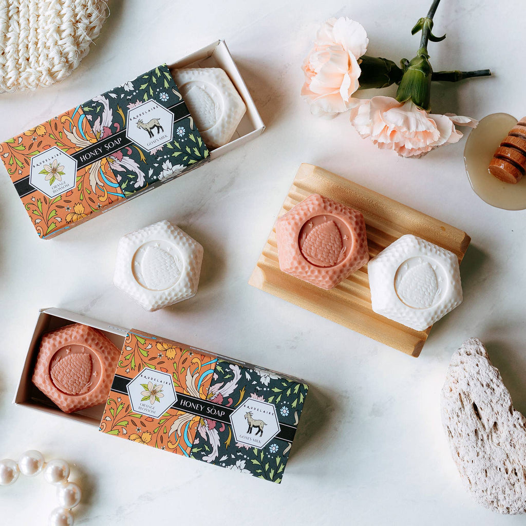 Orange Blossom/Goats Milk Honey Soap (1.4oz - Matchbox Duo)