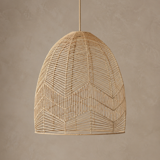 Ellora Natural Rattan Pendant Light