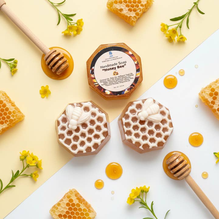 Honey Bee Handmade Soap SOAPY Bath and Body Products 70.9 g