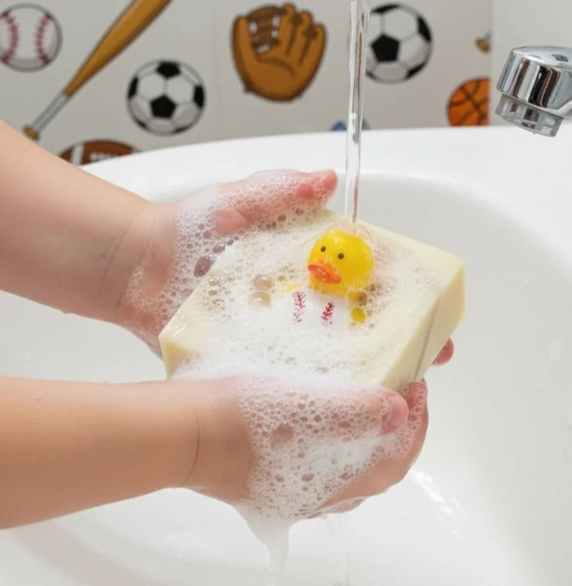 All-Star Clean Handmade Soap Bar for Kids – Vegan Cold Process Soap