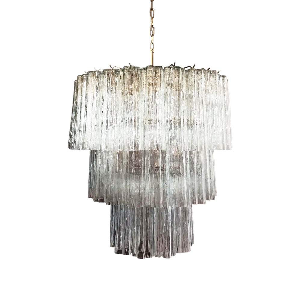 Fantastic Murano Tubes Glass Tube Chandelier