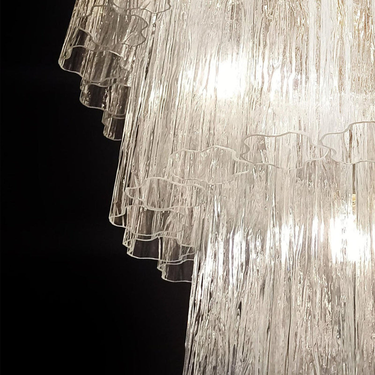 Fantastic Murano Tubes Glass Tube Chandelier