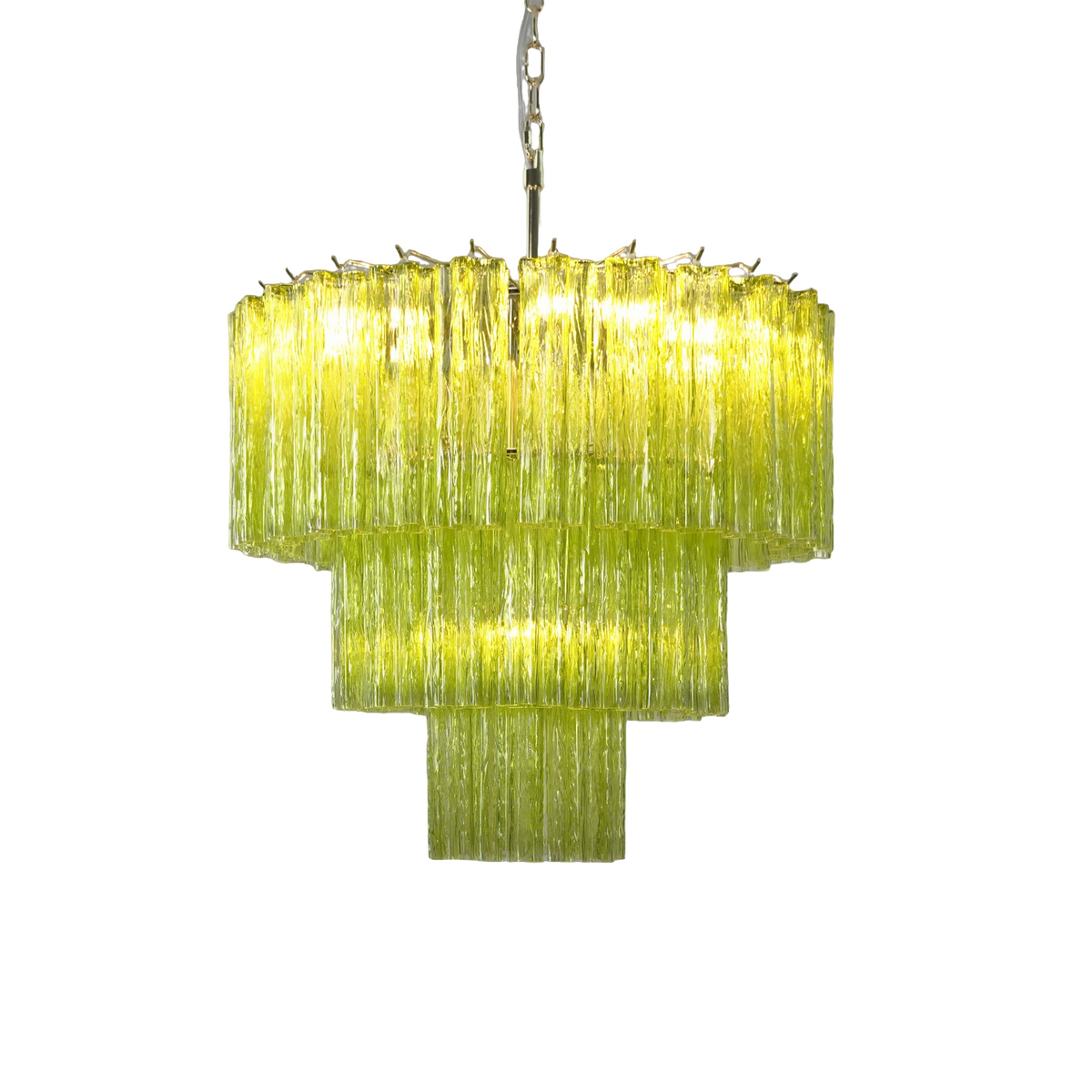 Fantastic Murano Tubes Glass Tube Chandelier