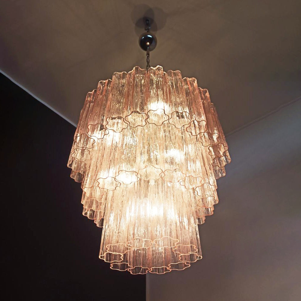 Fantastic Murano Tubes Glass Tube Chandelier