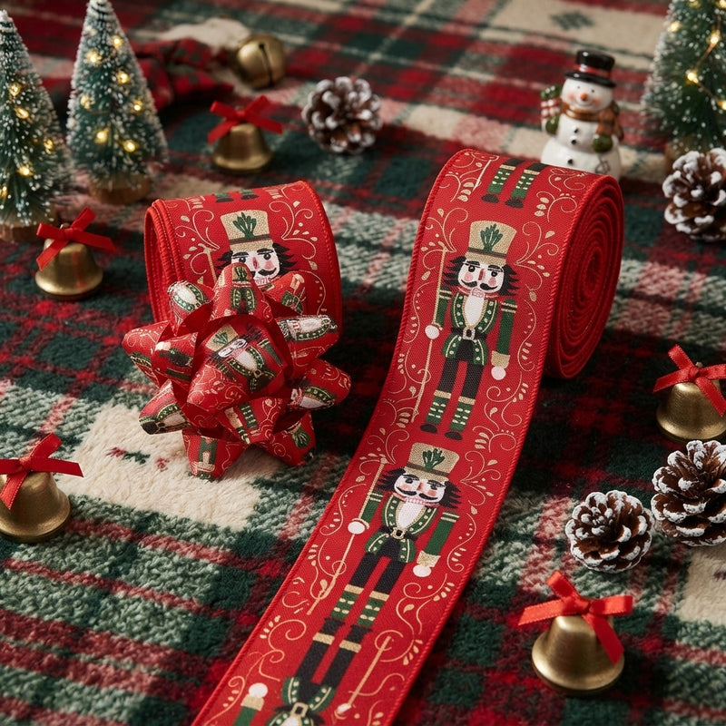 Nutcracker Soldier Jute Twine Burlap Ribbon