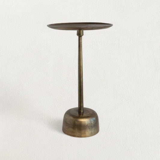 Tincture Accent Table in Antique Brass