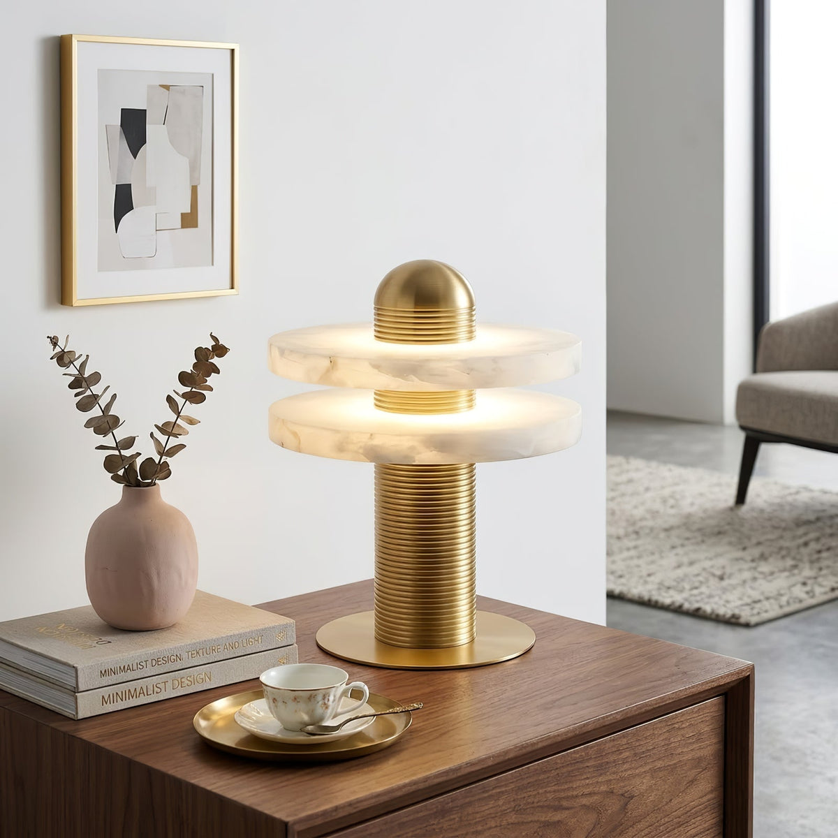 Geometric Layered Table Lamp