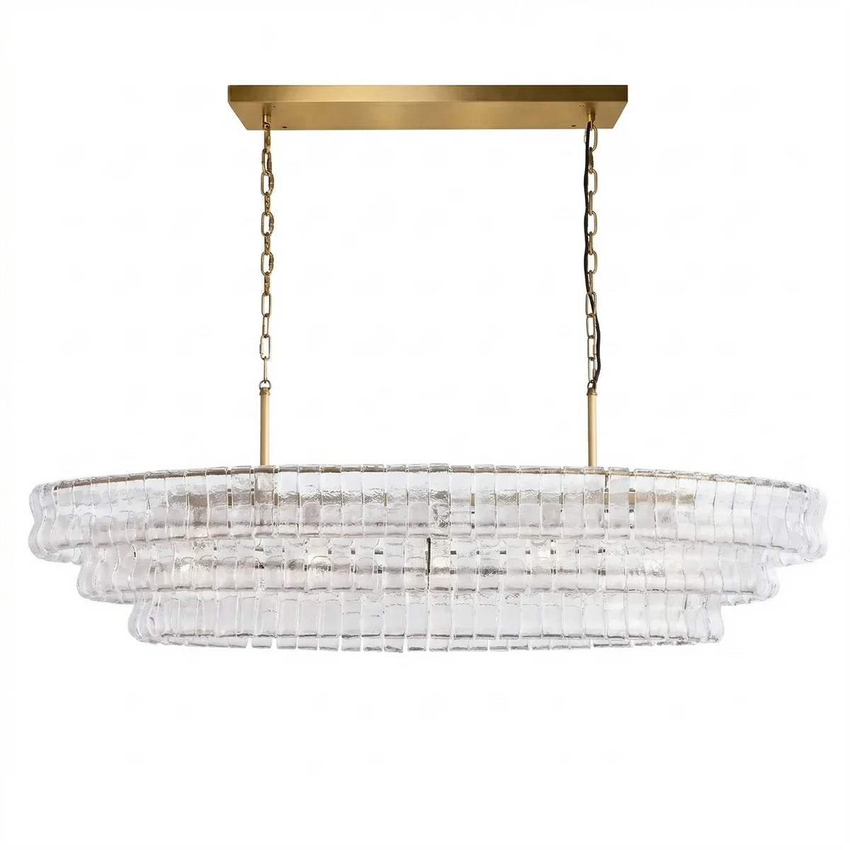 Glacii Ring Glass Chandelier