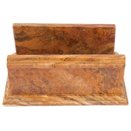 Hand Towel Holder of Multi Brown Onyx