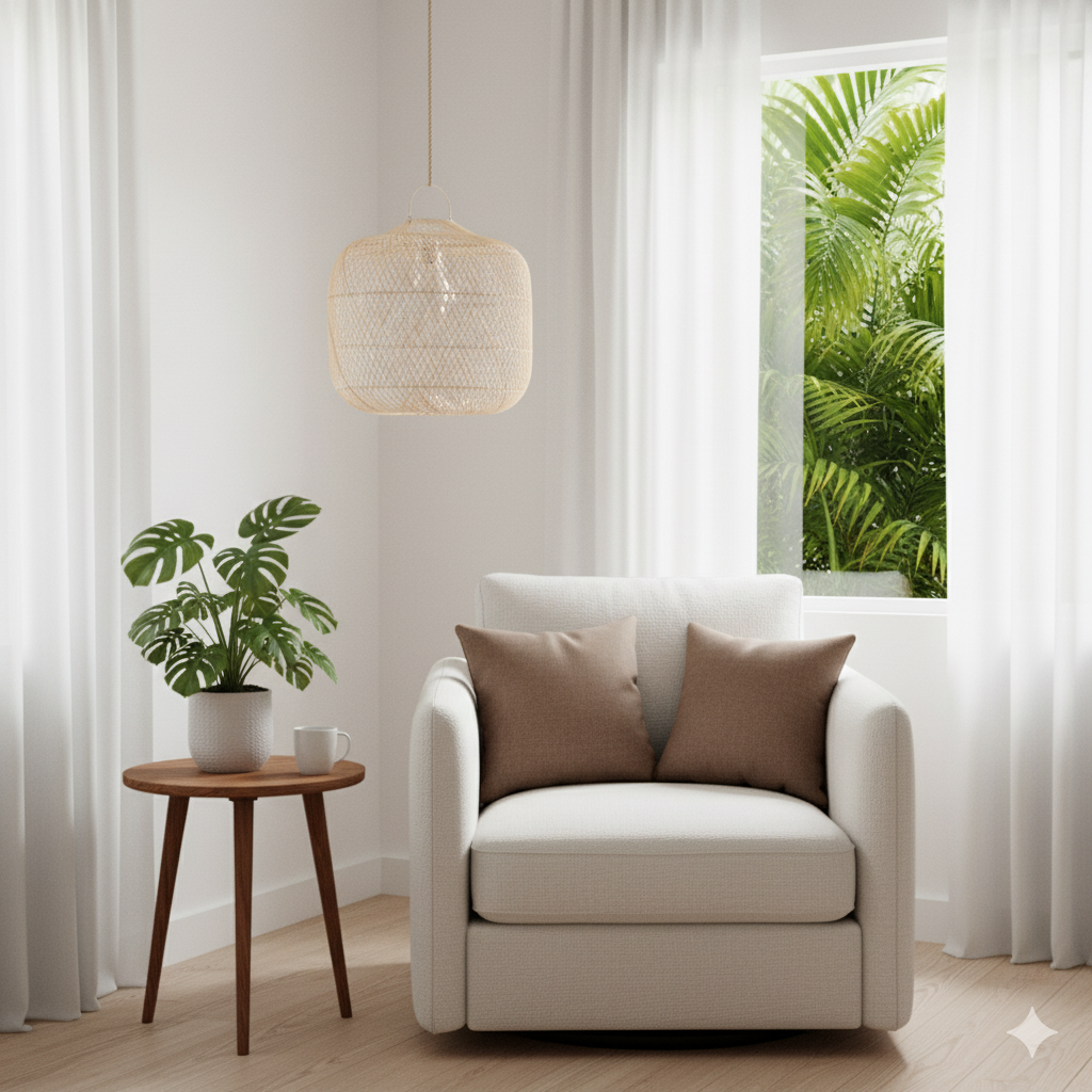 Rattan Pendant Lamp Daniel