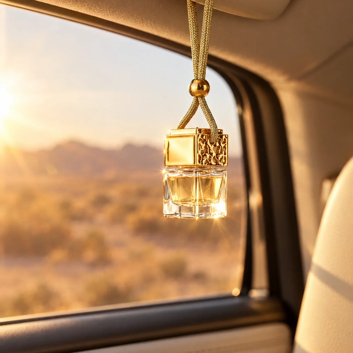 Car Diffuser — Refillable Hanging Air Freshener, 1/2 oz