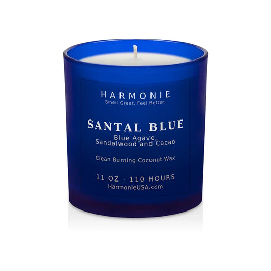 Santal Blue Candle | Harmonie