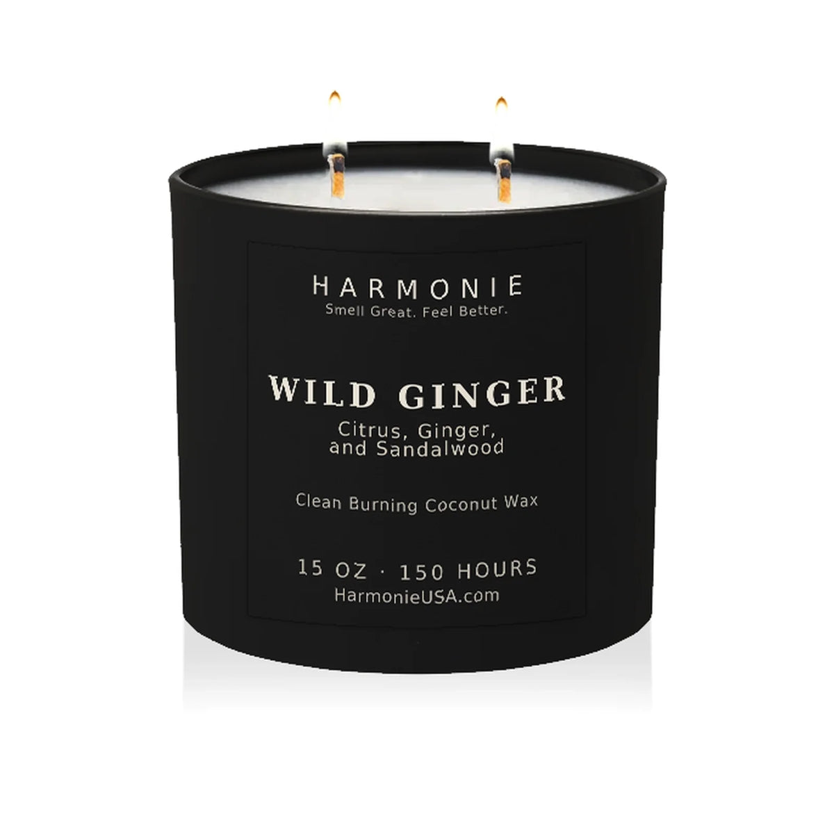 Wild Ginger Candle - Citrus, Ginger & Sandalwood | Harmonie