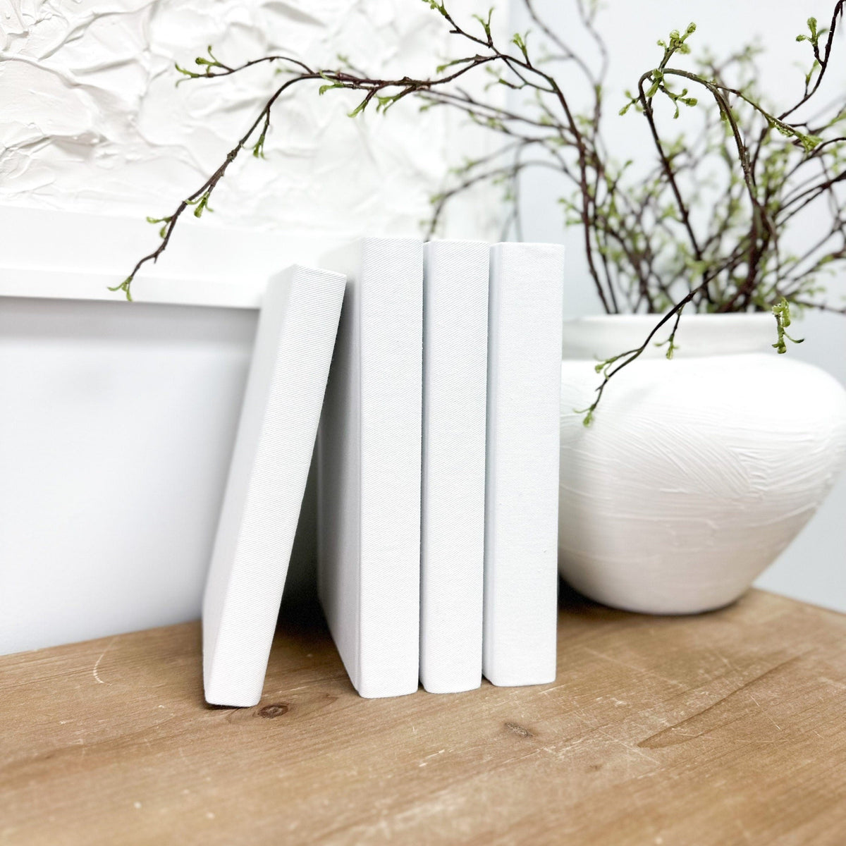White Decorative Books