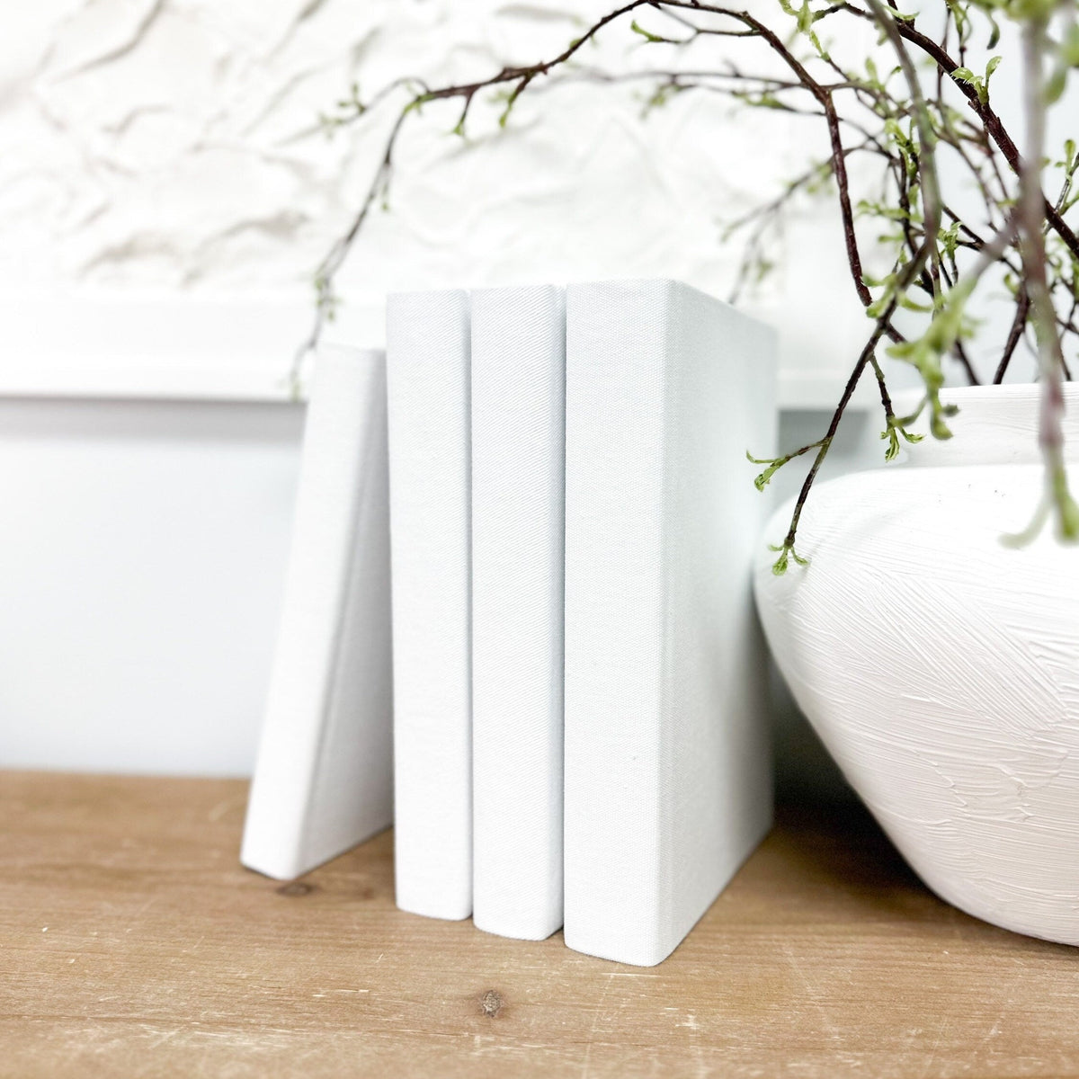 White Decorative Books