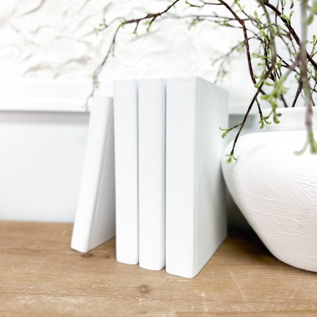 White Decorative Books