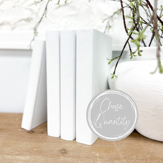 White Decorative Books