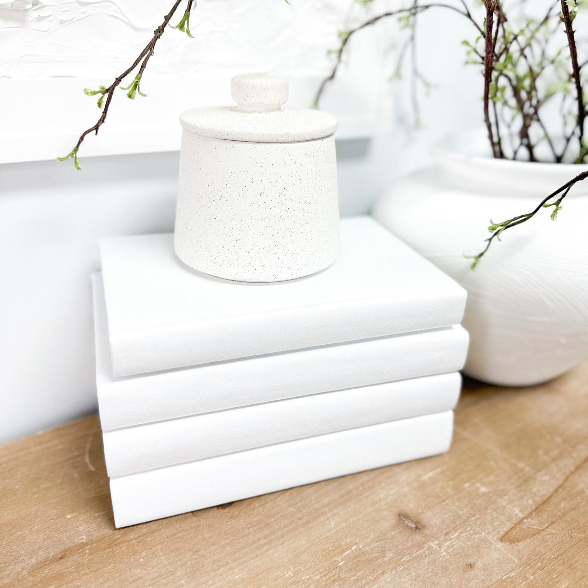 White Decorative Books