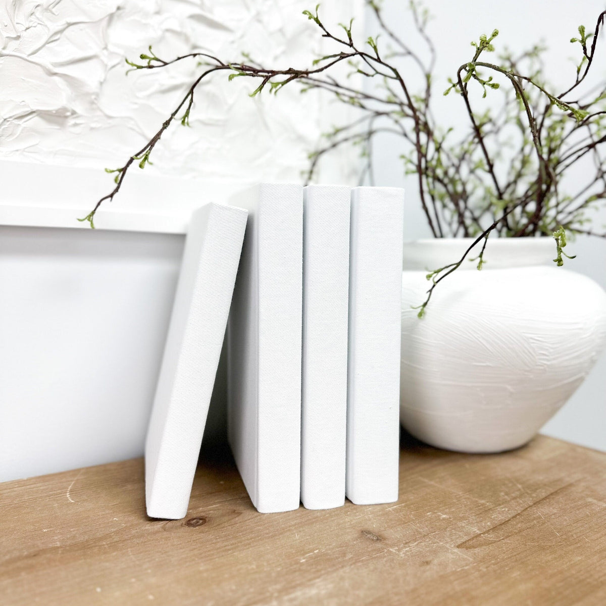 White Decorative Books