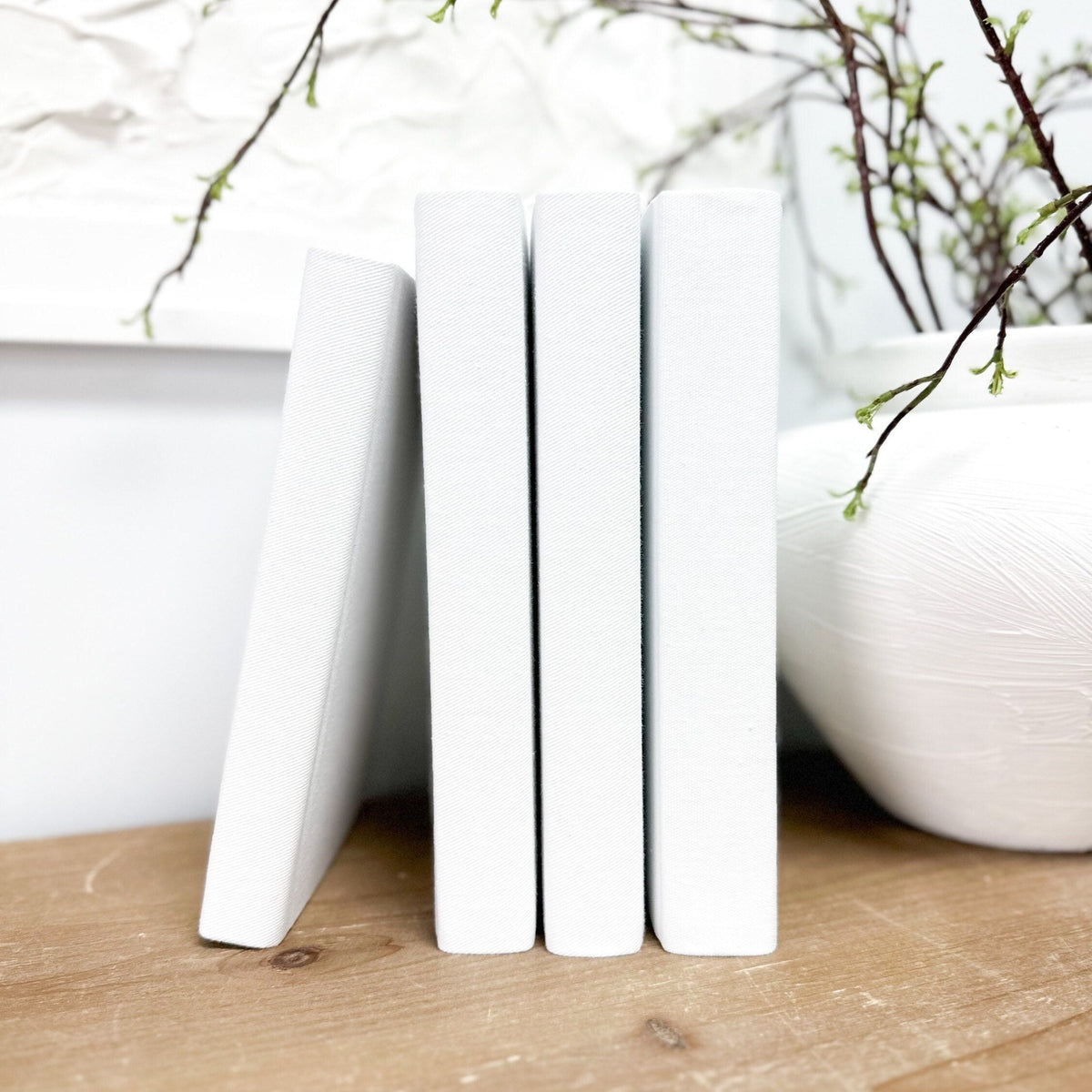 White Decorative Books
