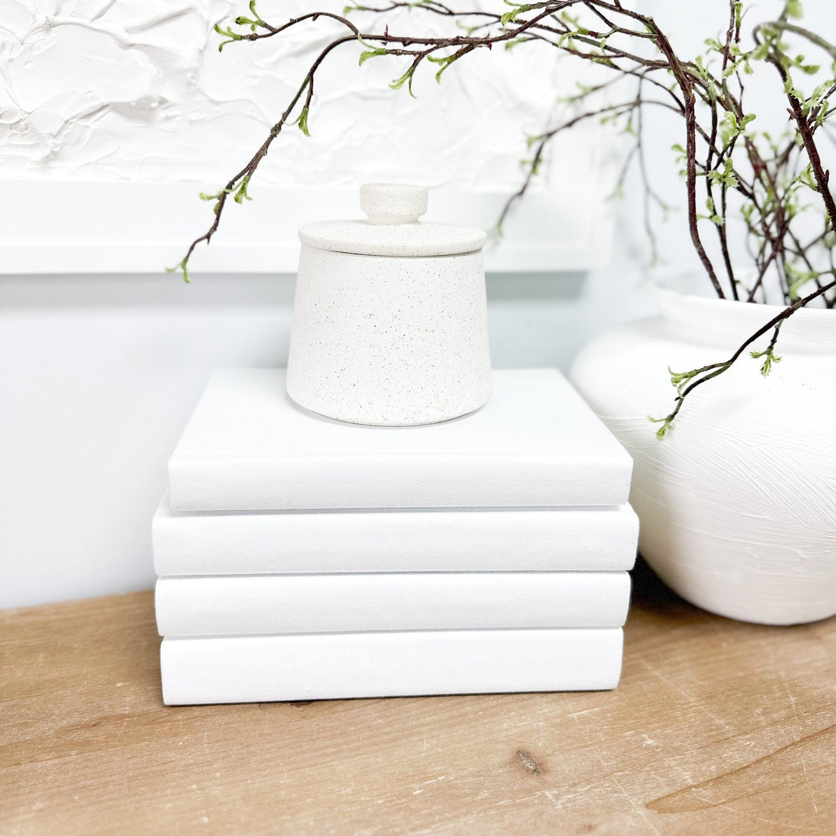 White Decorative Books