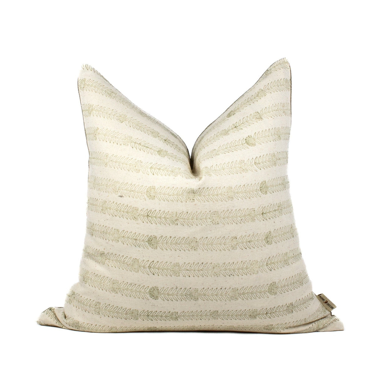 Housse de coussin fleurie en lin, coton indien imprimé au bloc, taie d'oreiller décorative de vacances, décoration intérieure confortable comme cadeau de crémaillère - BELA FOREST OL