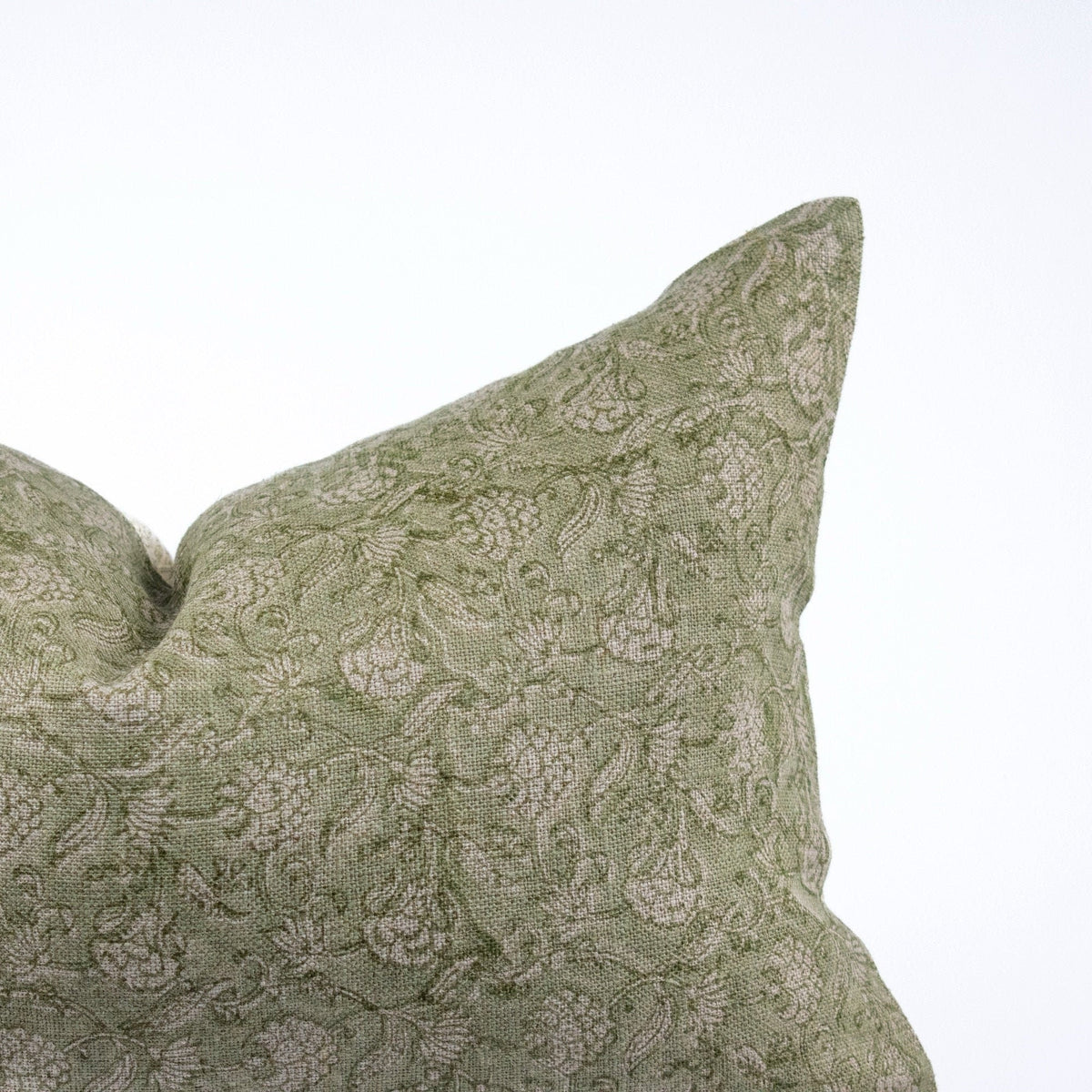 Indian Blockprinted Cotton Lumbar Pillow Cover, Modern Boho Decor