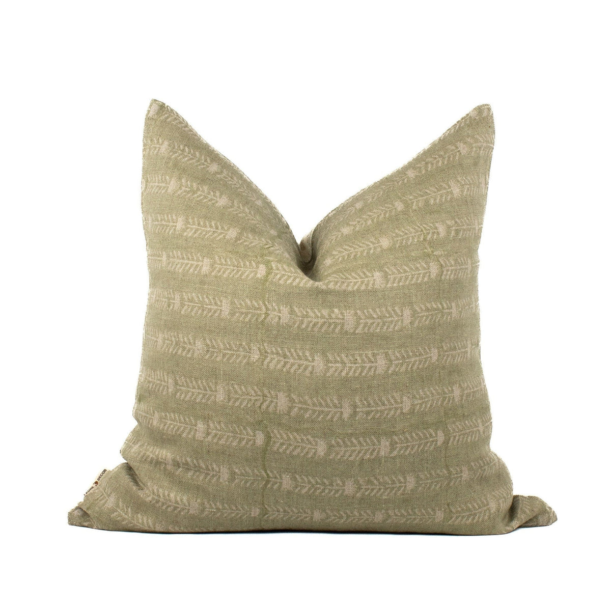 Housse de coussin fleurie en lin, coton indien imprimé au bloc, taie d'oreiller décorative de vacances, décoration intérieure confortable comme cadeau de crémaillère - BELA FOREST OL