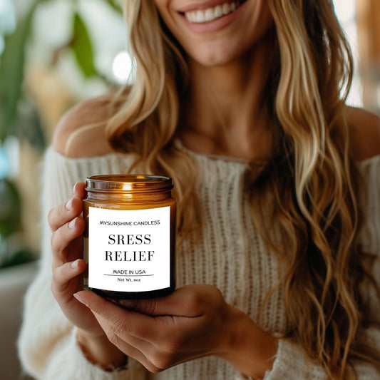 Bougie au soja Eucalyptus et Lavande | Cadeau bien-être en aromathérapie
