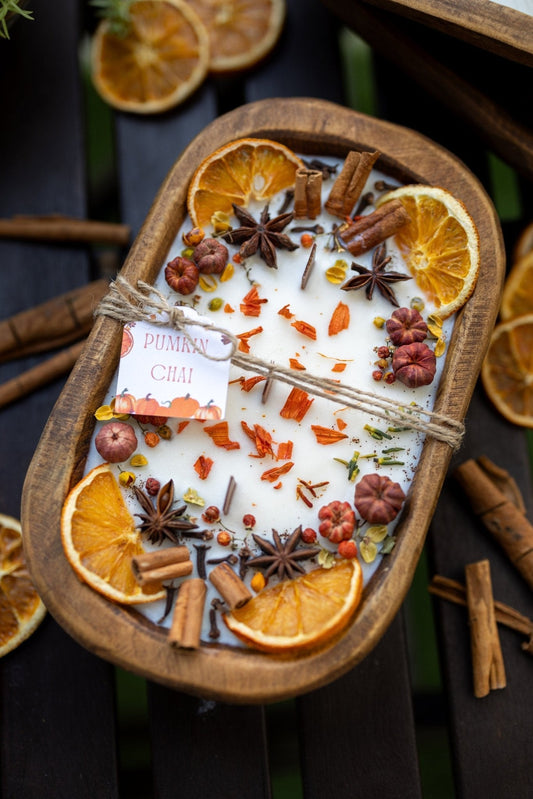 Grande bougie d'automne en bois / Saison automnale / Décoration orange citrouille / Tarte à la citrouille / Décoration d'intérieur d'automne
