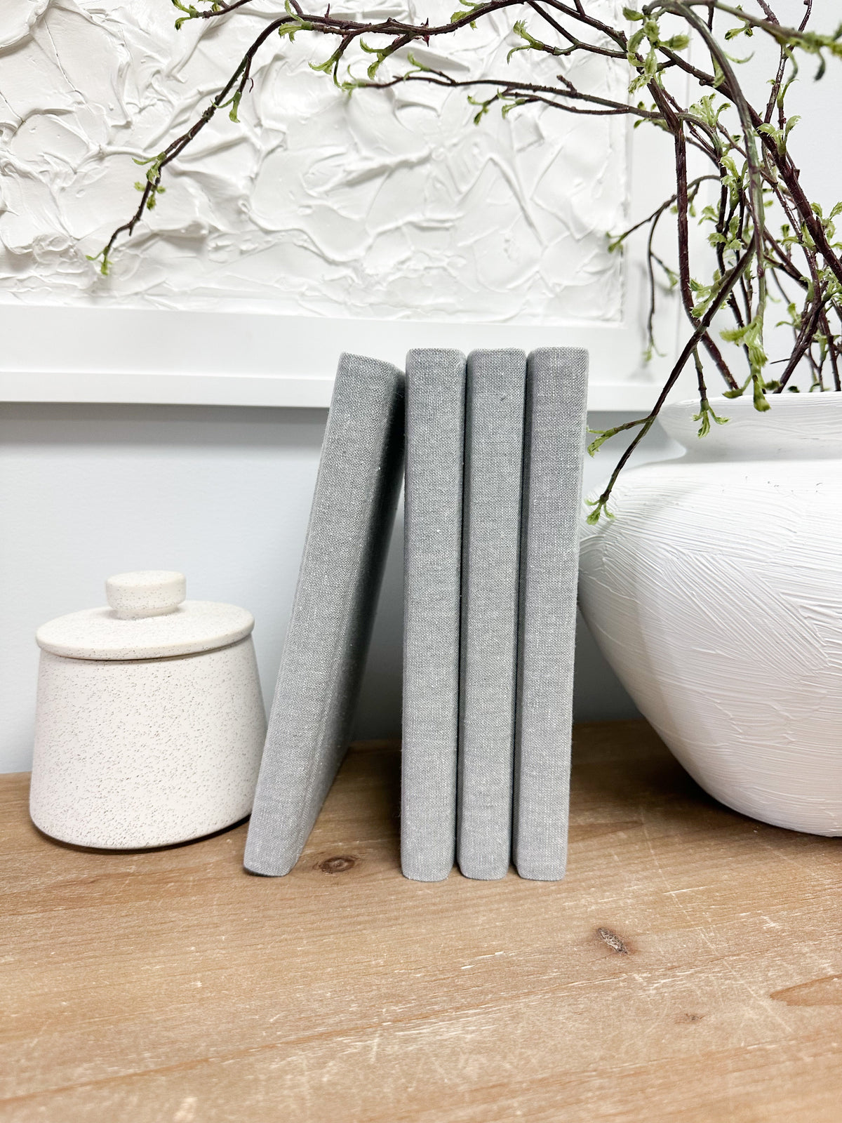 Skinny Fabric Covered Books