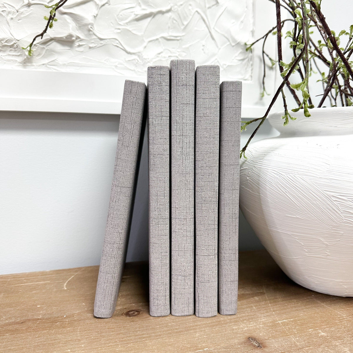 Skinny Fabric Covered Books