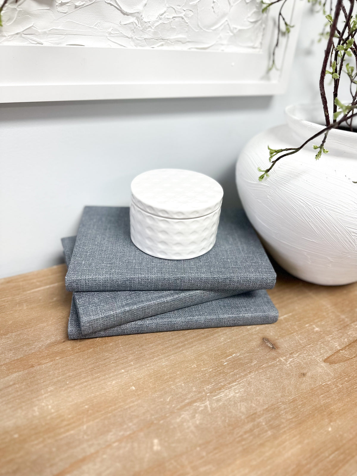 Skinny Fabric Covered Books