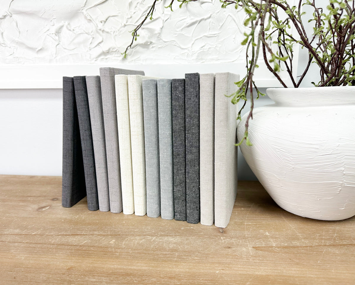 Skinny Fabric Covered Books