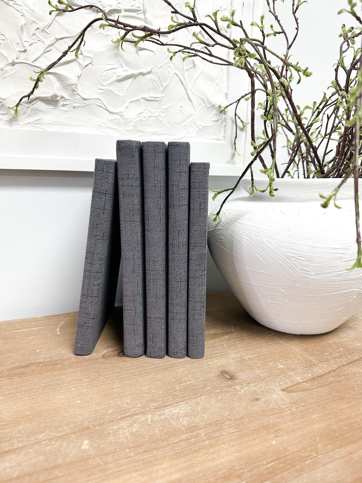 Skinny Fabric Covered Books